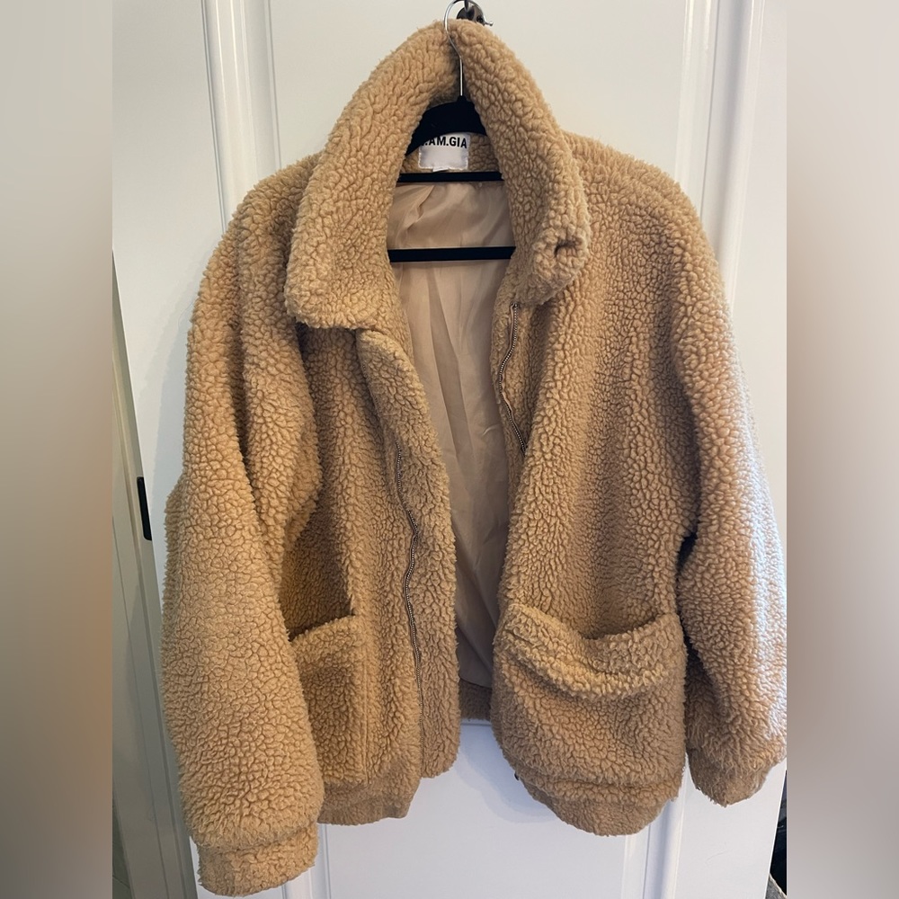 i.am.gia sherpa jacket, perfect condition